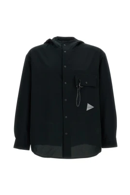 Giacca con cappuccio elasticizzato