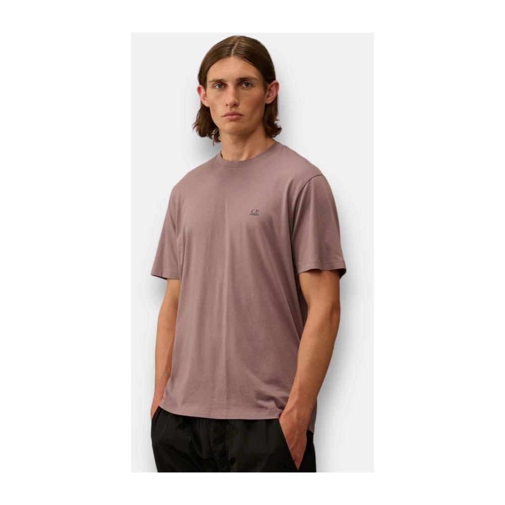C.P. Company Goggle Hood Grafisch T-shirt Paars Purple Heren