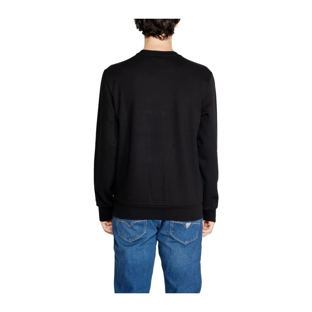 Emporio Armani Premium Katoenen Zwarte Shirt Mannen Collectie Black Heren