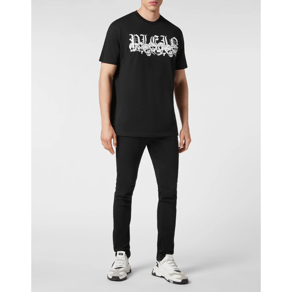 Philipp Plein Zwarte T-shirts en Polos Black Heren