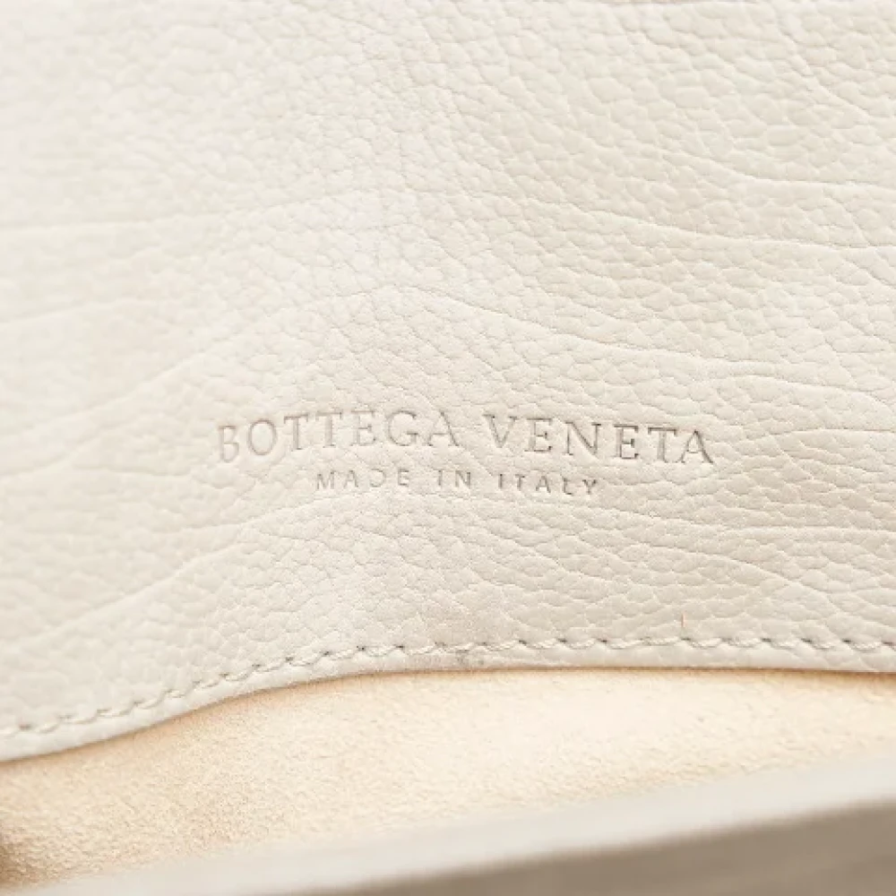 Bottega Veneta Vintage Pre-owned Leather briefcases Beige Dames
