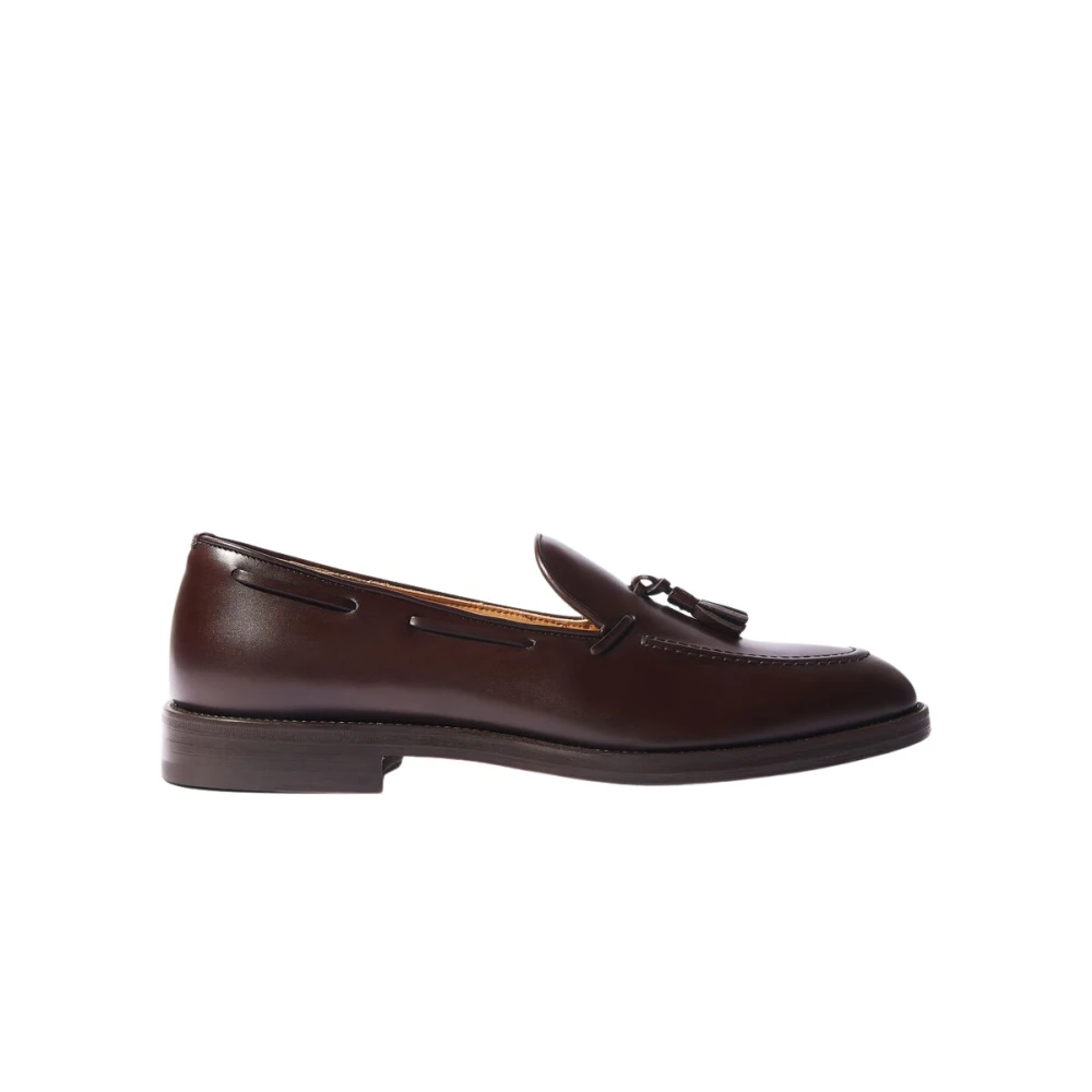 Scarosso William Loafers - Handgjorda Italienska Tassel Loafers Brown, Herr