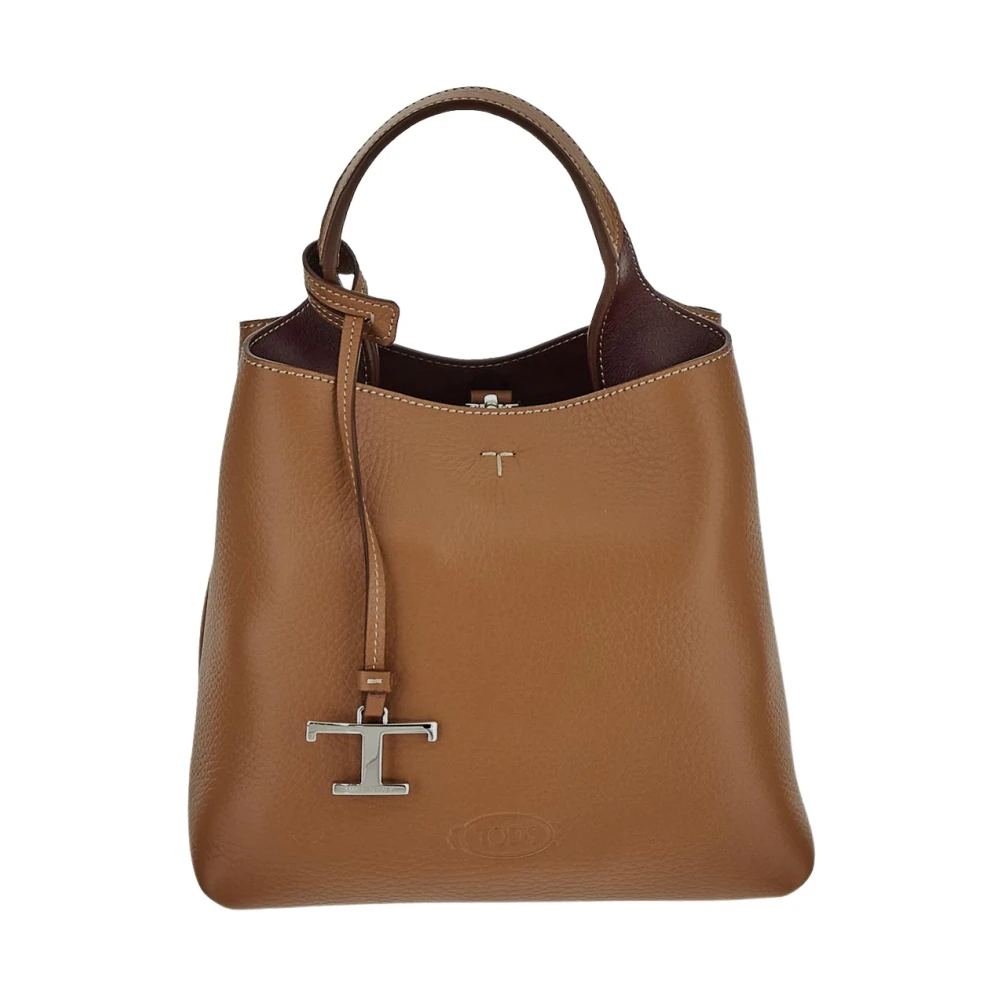 TOD'S Medium Tote Bag Klassiek Model Brown Dames