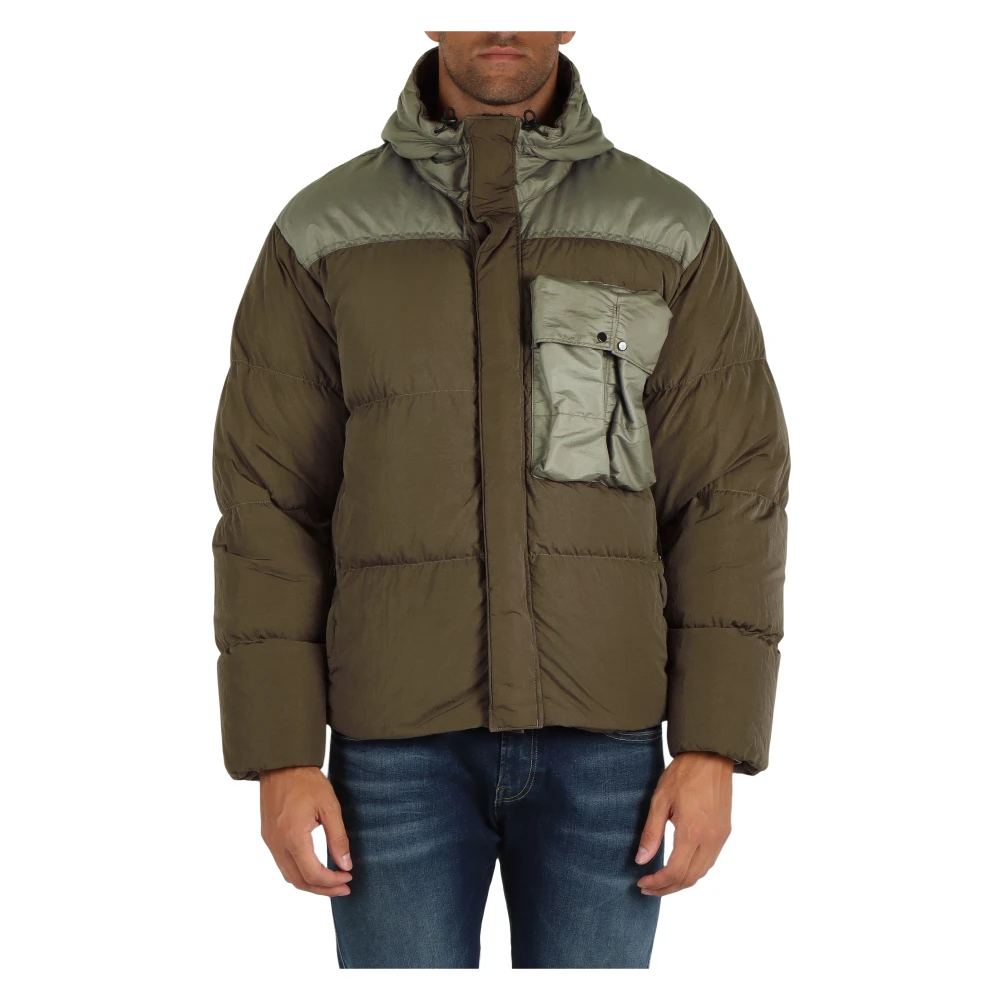 C.P. Company Gewatteerde ECO Chrome Jas E Mixed Green Heren