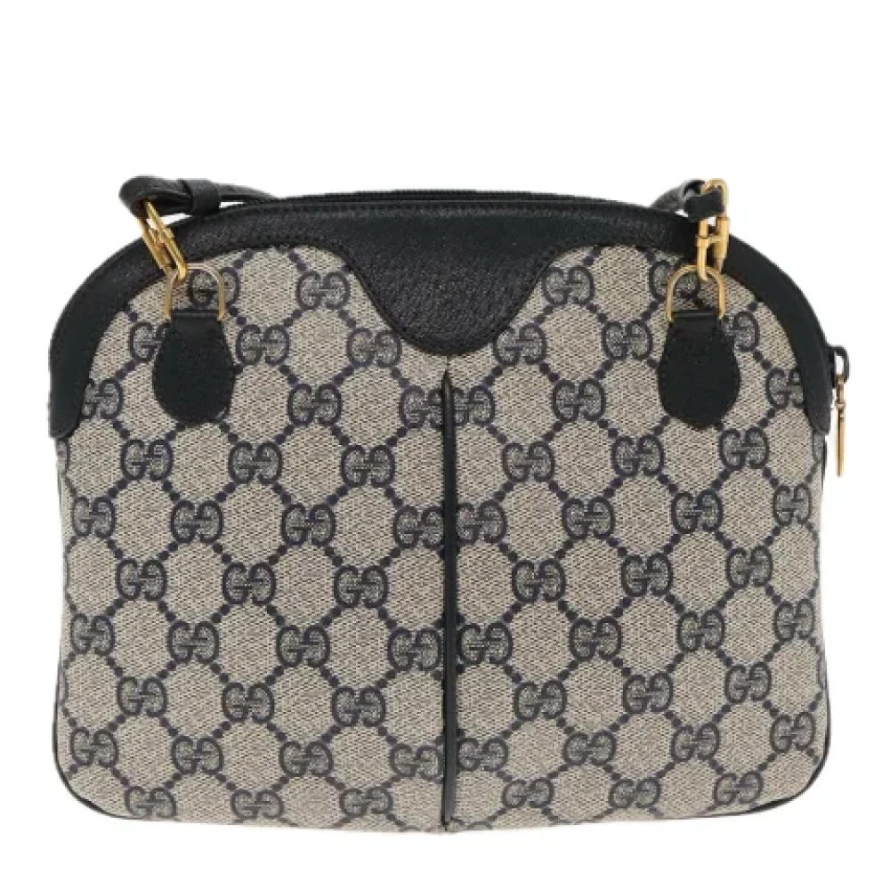 Gucci Vintage Pre-owned Leather gucci-bags Blue Dames