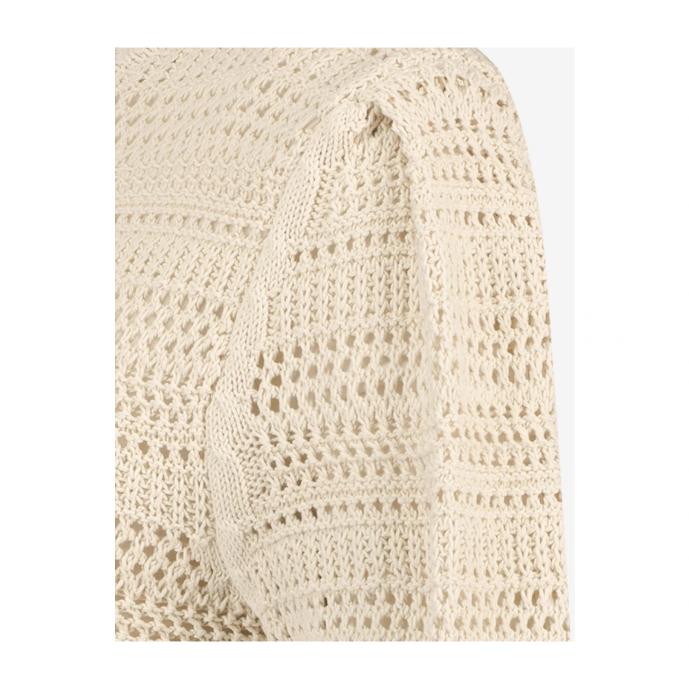 Jane Lushka Round-neck Knitwear Beige Dames