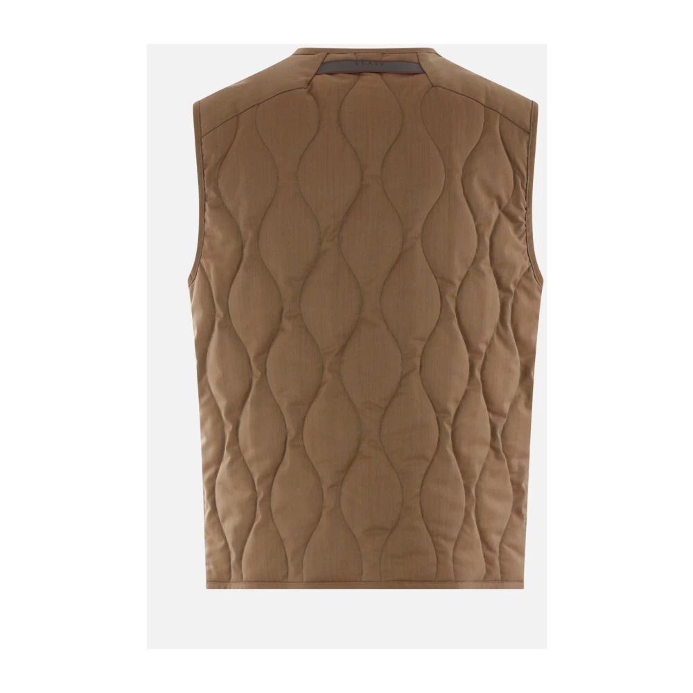 Sease Gewatteerde Bruine Jas met Iridescent Effect Brown Heren