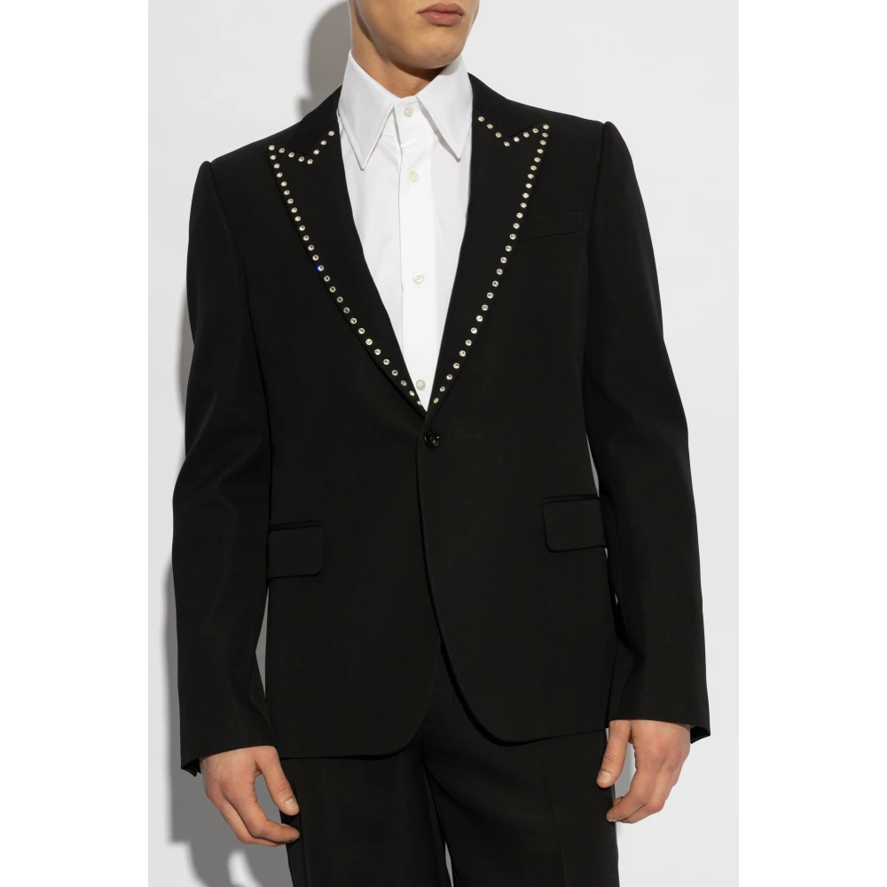 alexander mcqueen Wollen blazer Black Heren