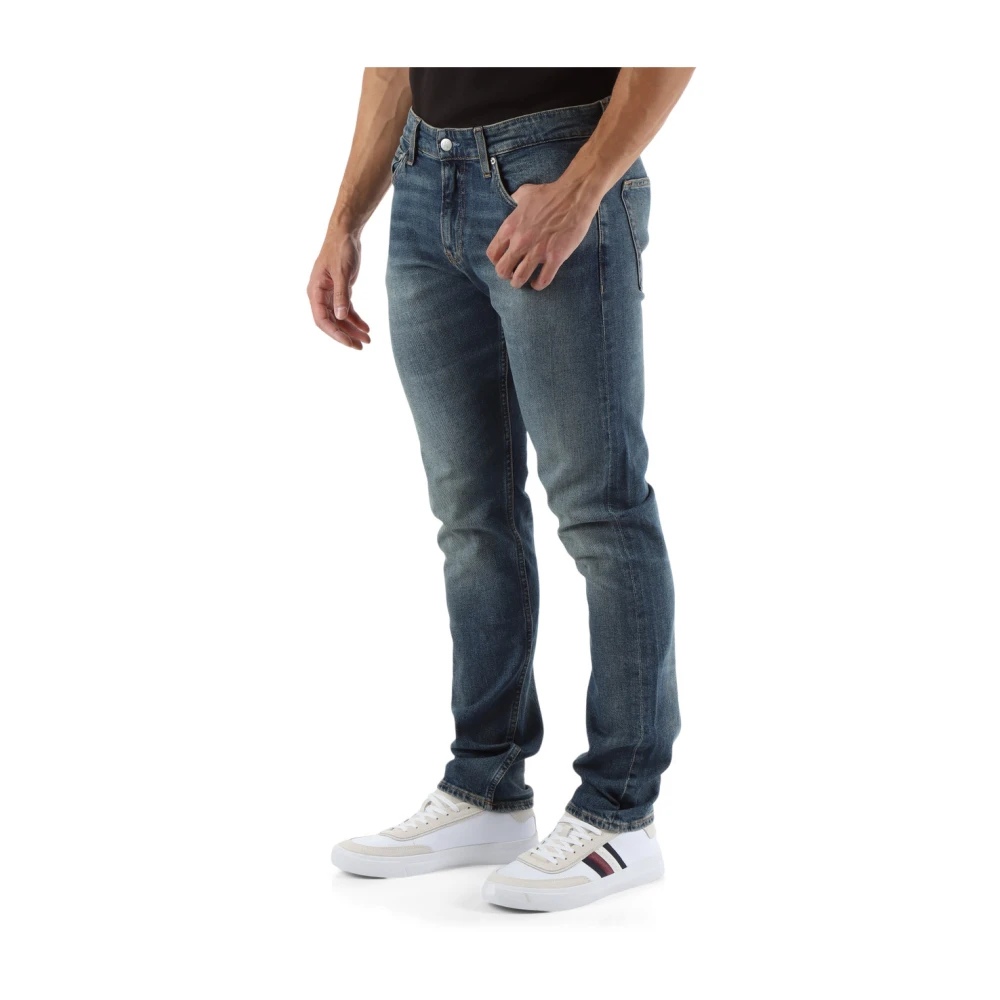 Calvin Klein Jeans Slim Fit Five-Pocket Jeans Blue Heren
