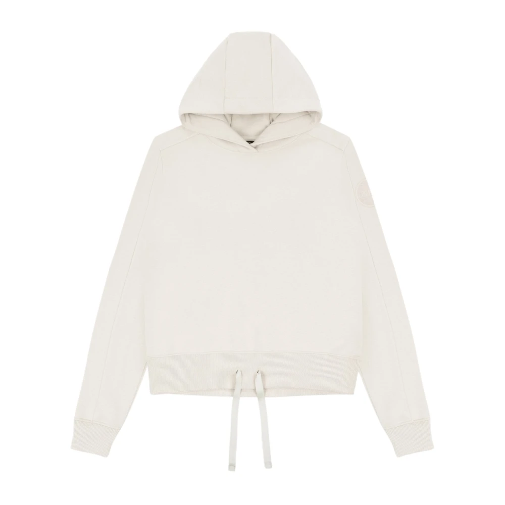 Colmar Fluwelen Dames Hoodie Beige Dames