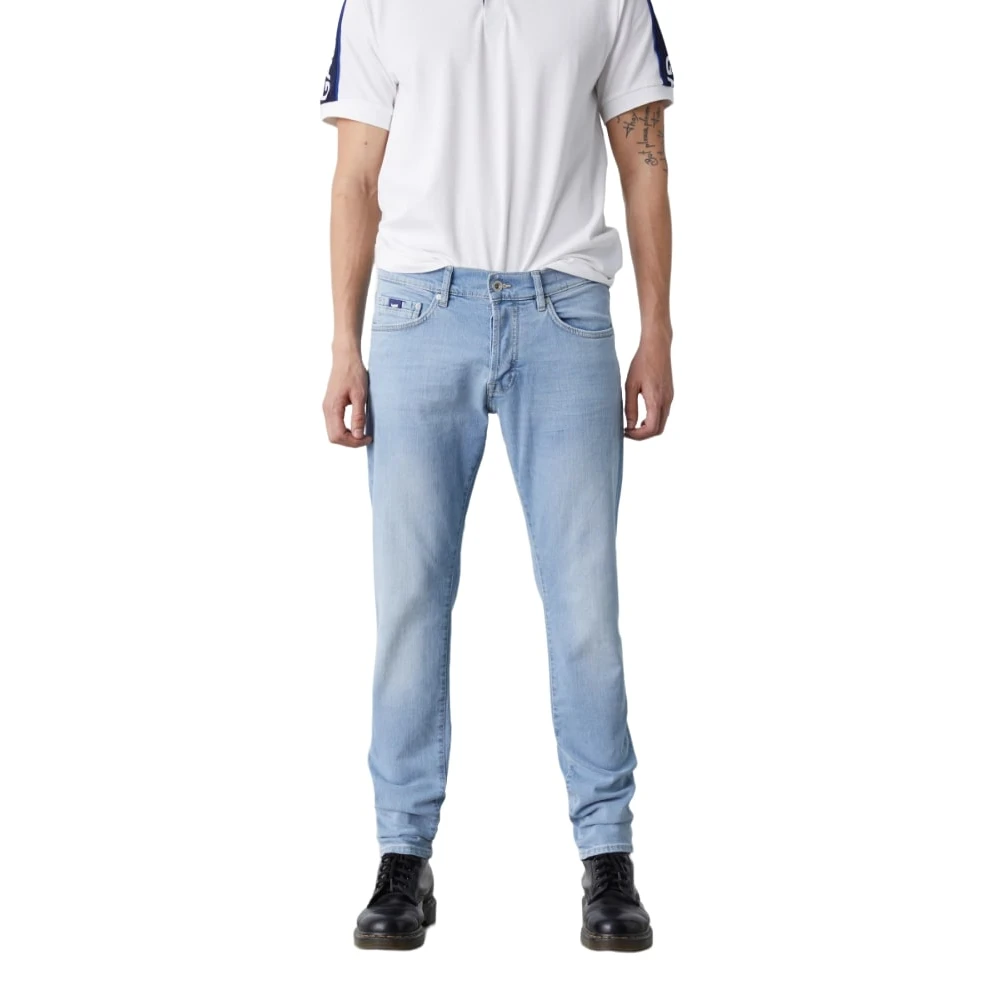 GAS Klassieke Denim Jeans met 5 Zakken Blue Heren