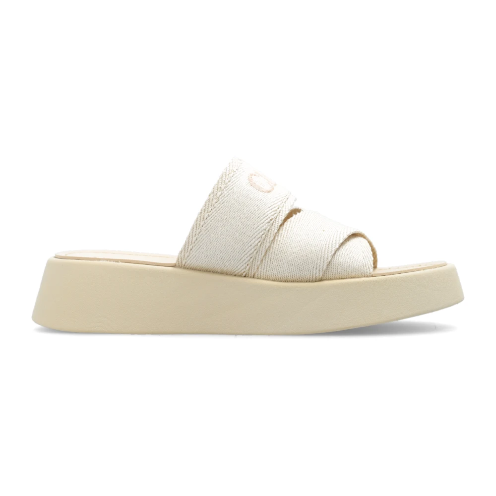 Chloé ‘Mila’ slides Beige, Dam