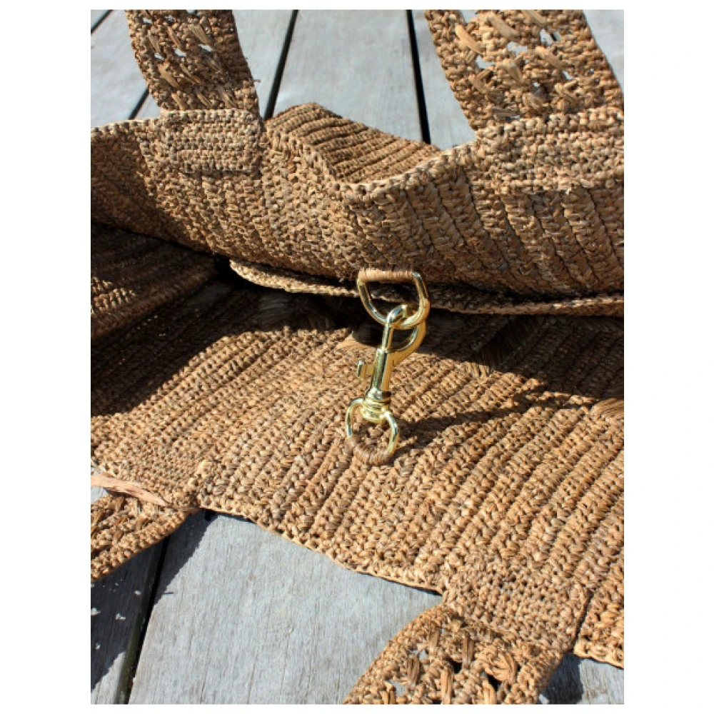 Ibeliv Fitia Geborduurde Tote Tas Beige Dames