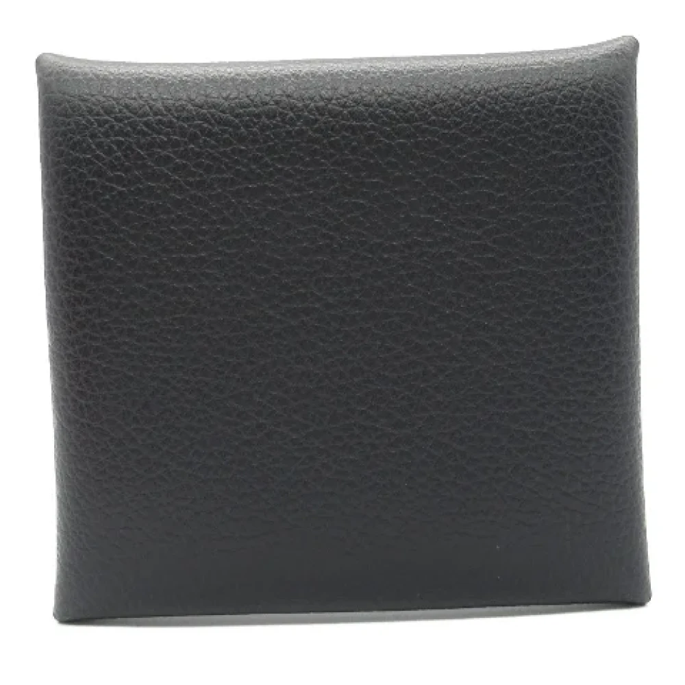 Hermès Vintage Pre-owned Leather wallets Black Dames