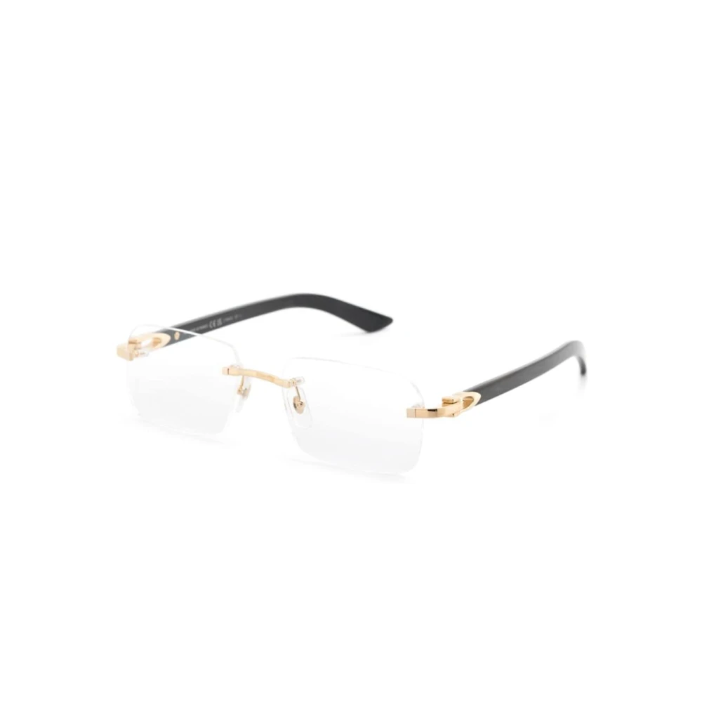 Cartier Men's Yellow Glasses, 56 Mm, Optical Frame