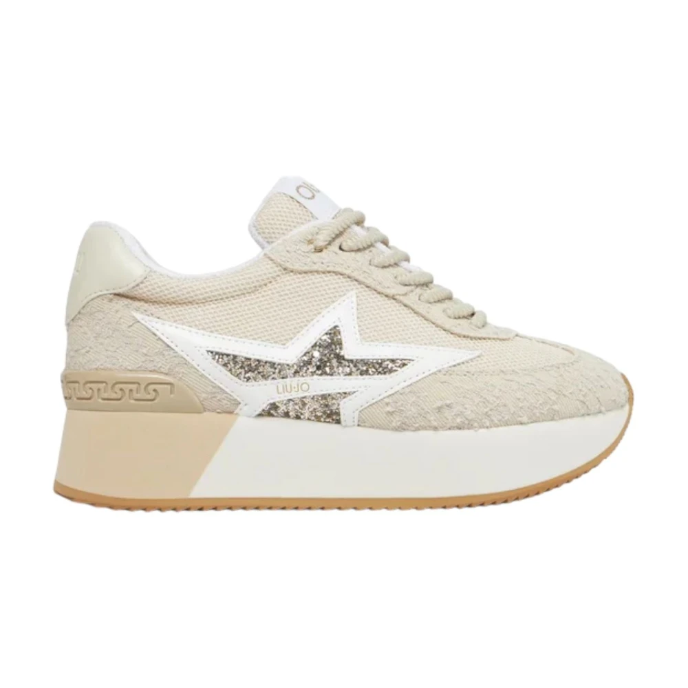 Liu Jo Lage Top Sneakers Dames Schoenen Beige