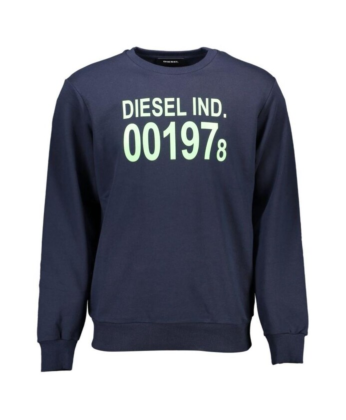pull-bleu-a-col-rond-avec-logo
