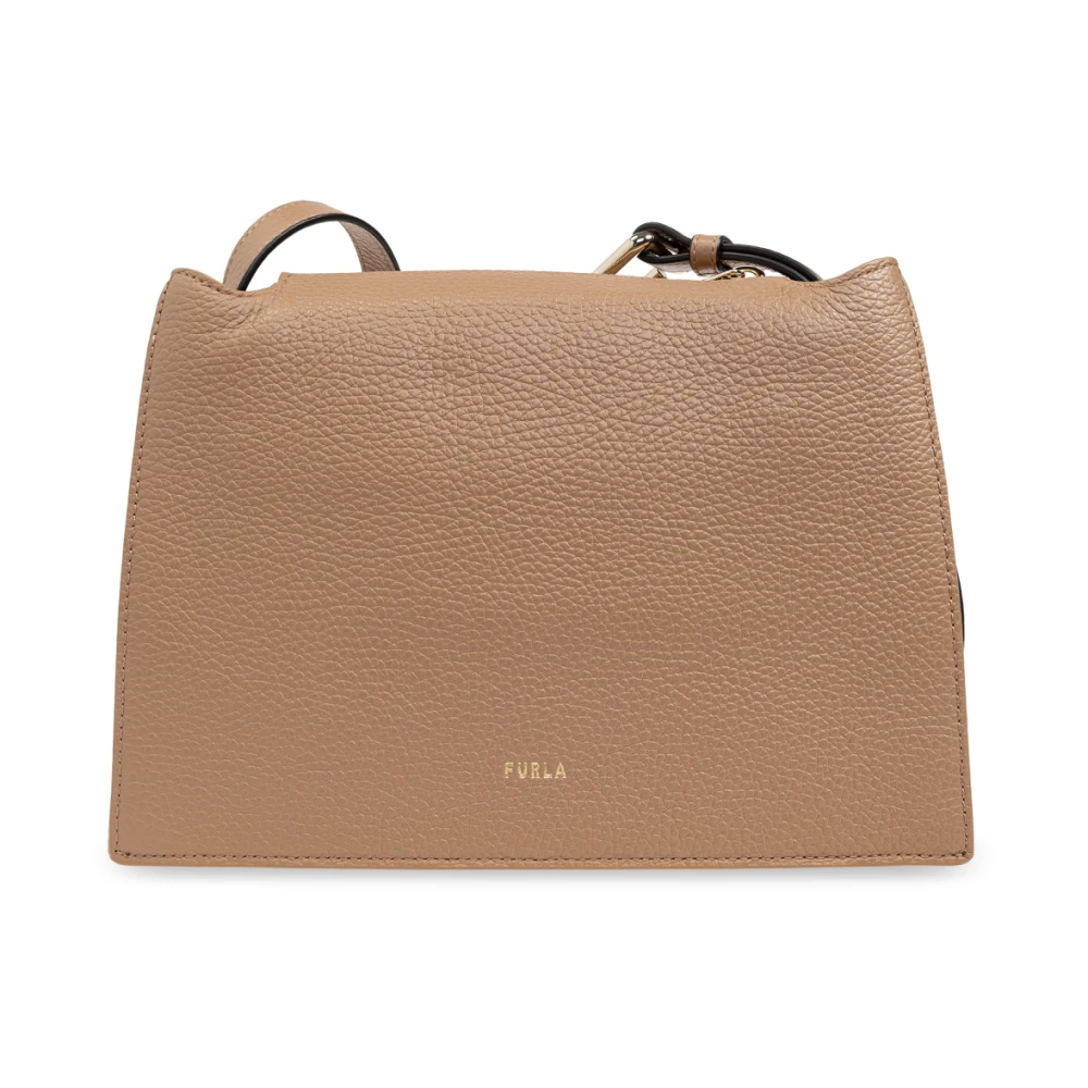 Furla Schoudertas Nuvola Klein Brown Dames