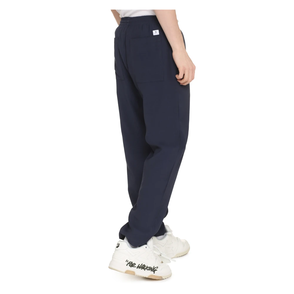 Department Five Katoenen blend broek met zakken Blue Heren