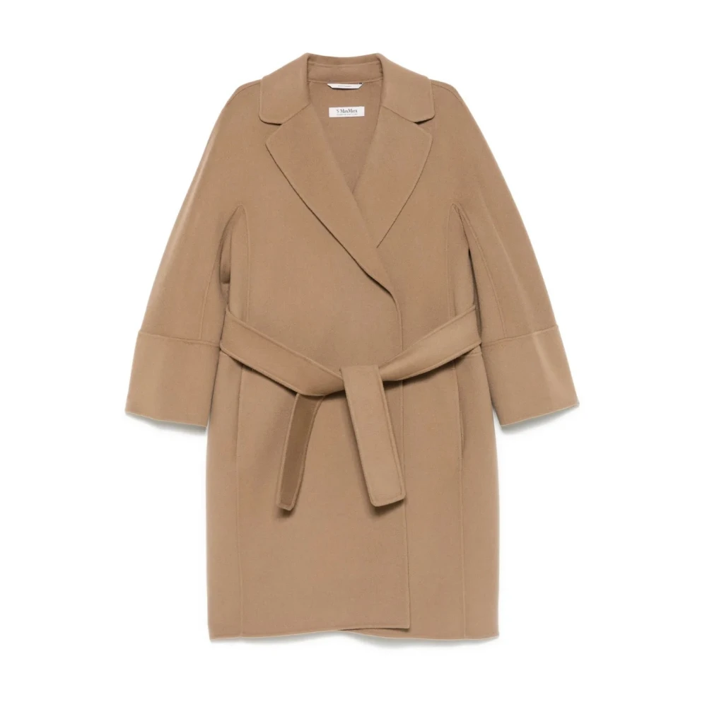 Max Mara , Belted Coats, Female, Brown, S, Arona Coat