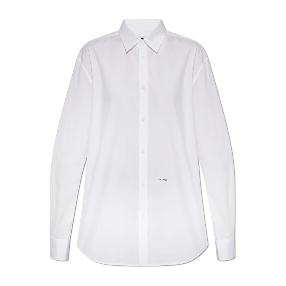 Dsquared2 Damen Weiß Blusen & Hemden, Mgröße: