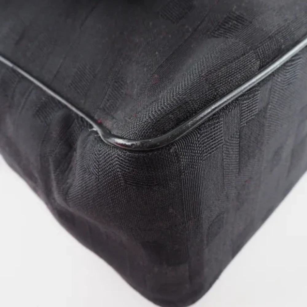 Bally Pre-owned Fabric shoulder-bags Black Dames