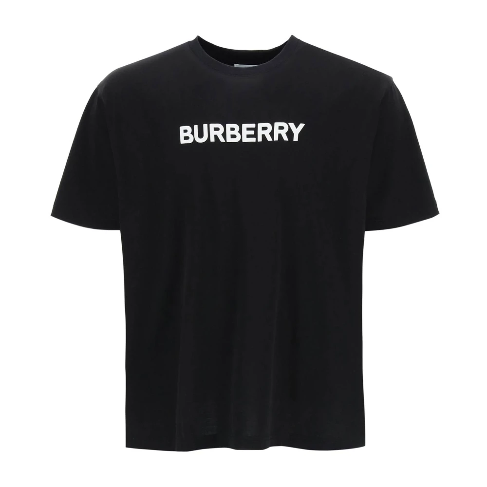 Burberry T-Shirts Black Heren