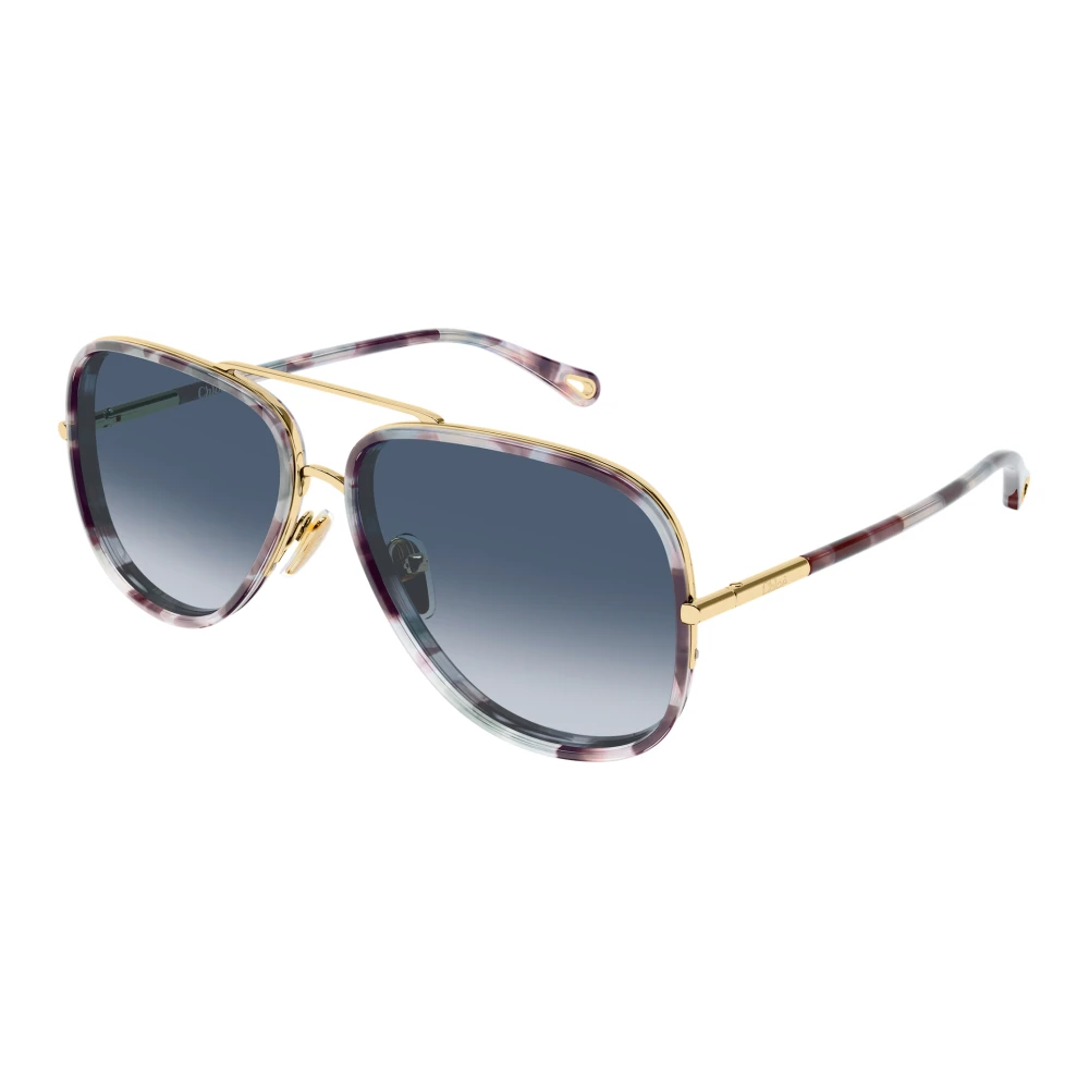 Chloé Women's Yellow Sunglasses, 60 Mm, Aviator Sunglasses