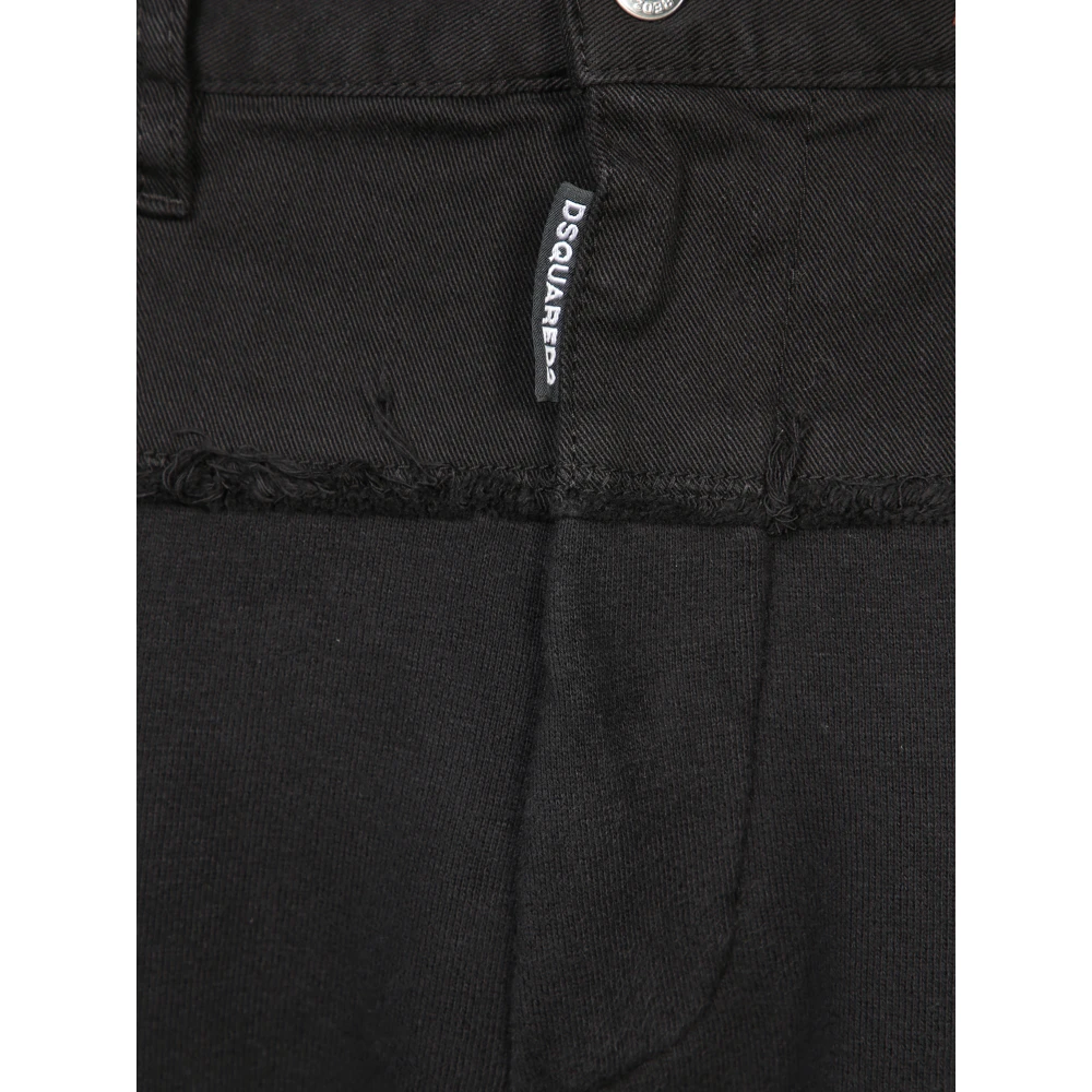 Dsquared2 Zwarte broek voor mannen Black Heren