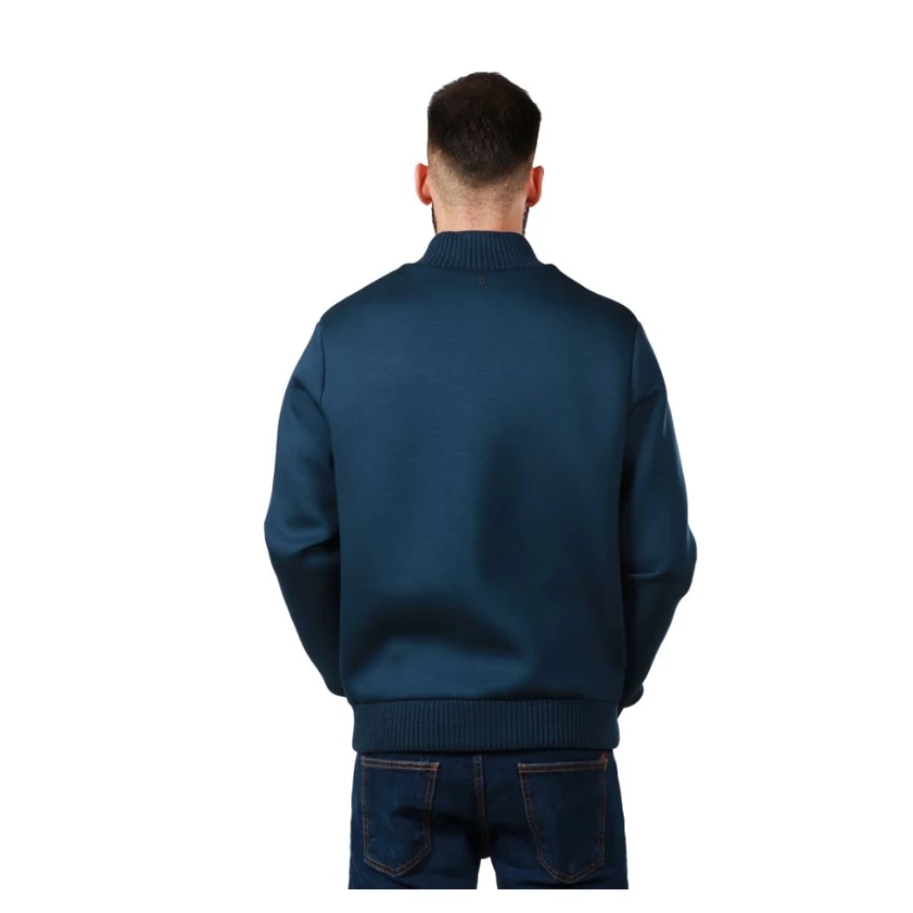 Dondup Blauwe Bomberjas met Zakken Blue Heren