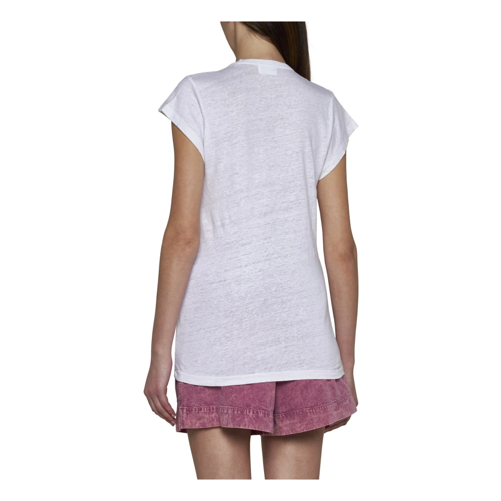 Isabel Marant Étoile Witte T-shirts en Polos Zankou-GC White Dames