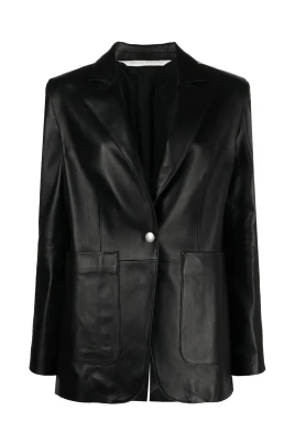 Läder Track Blazer