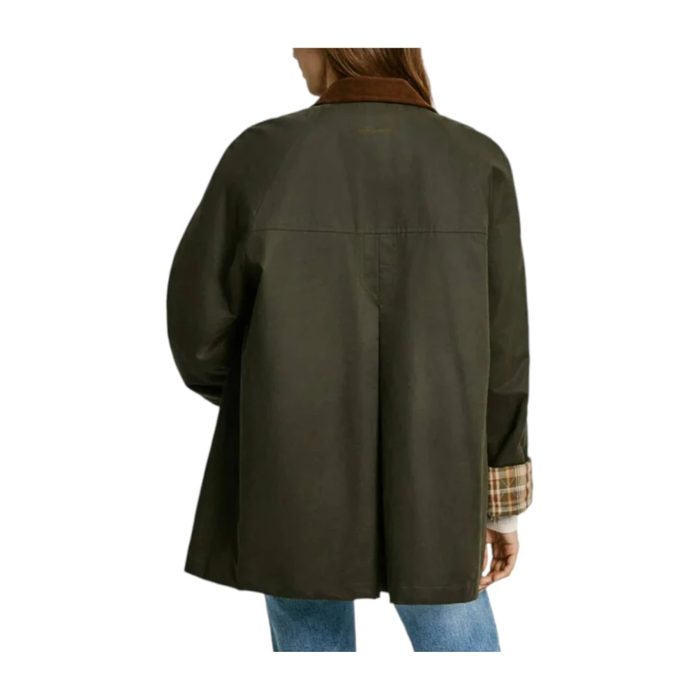 Pepe Jeans Babette Jack met Afneembare Vest Green Dames