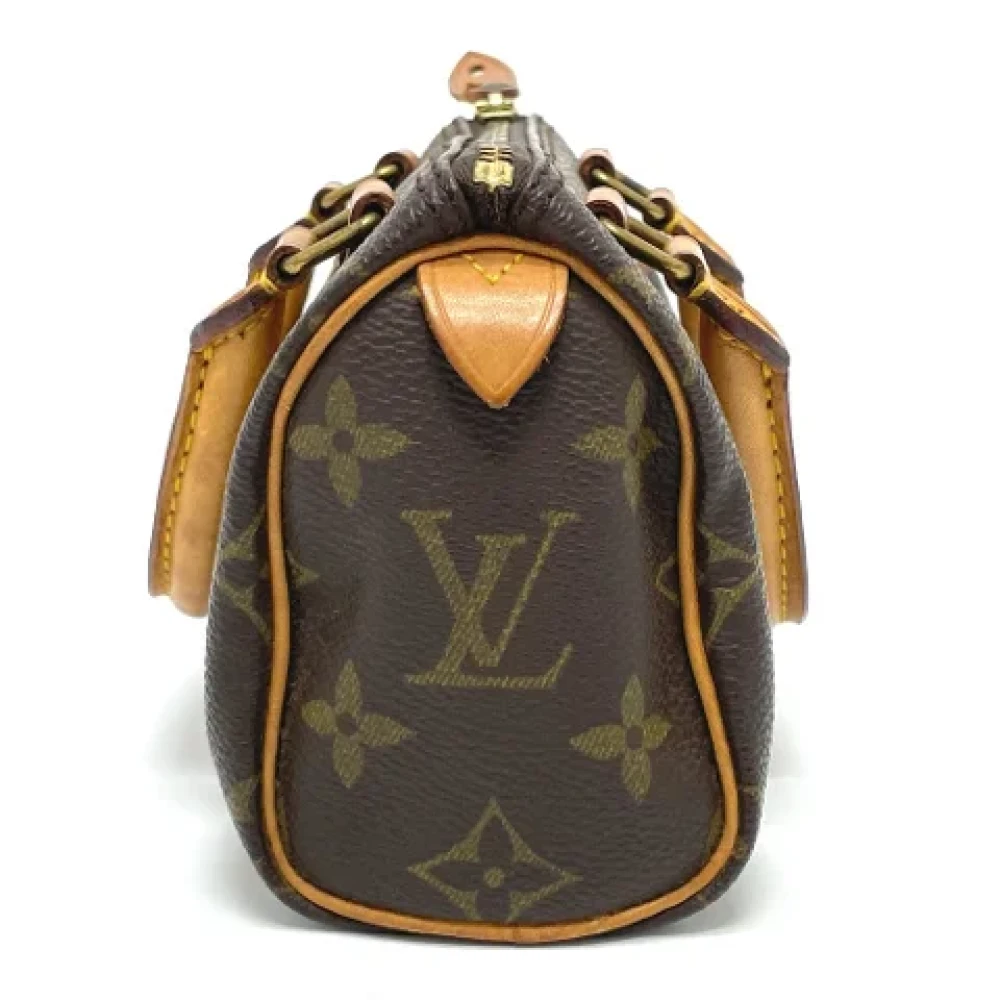 Louis Vuitton Vintage Pre-owned Cotton louis-vuitton-bags Brown Dames