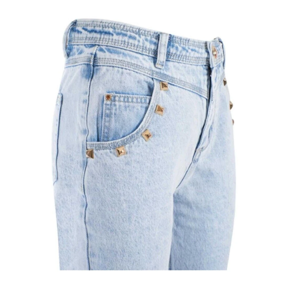 YES ZEE Straight Jeans Blue Dames