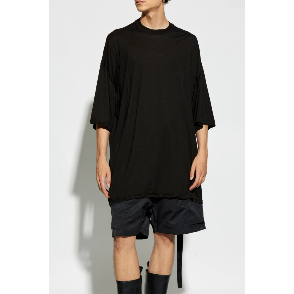 Rick Owens T-shirt Tommy Black Heren