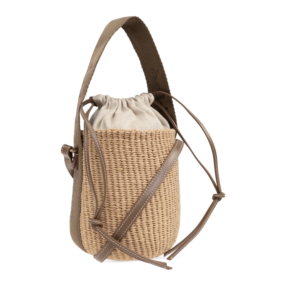 Chloé Kleine Bucket Tas Beige Dames