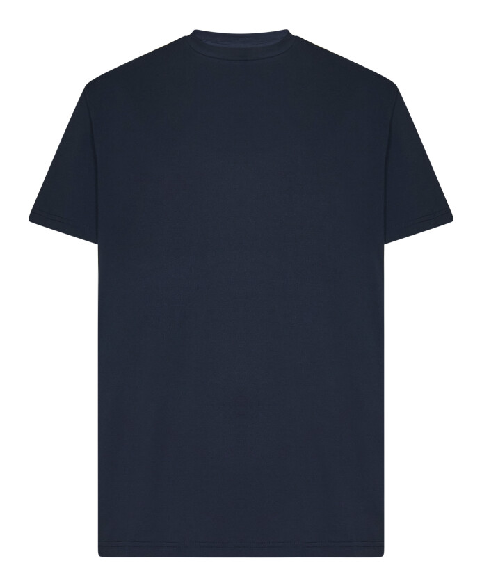 t-shirt-col-rond-bleu-style-ajuste