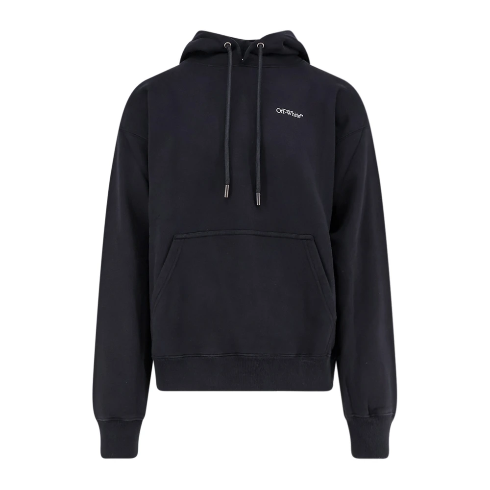 Off White Men's Black Cotton Hooded Sweatshirt - Hoodies - Xl - Sweatshirts & Hoodies