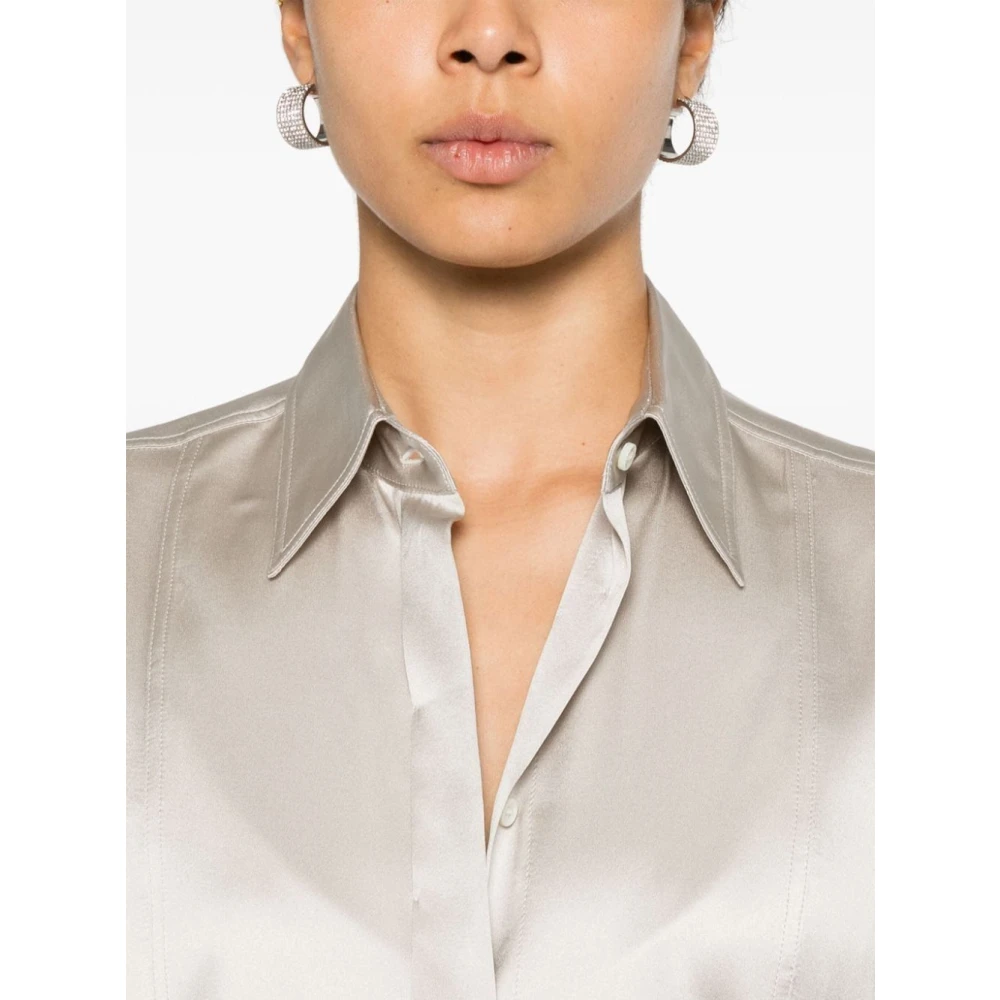 BRUNELLO CUCINELLI Stijlvolle Shirt voor Mannen Gray Dames