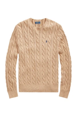 Cable-Knit Bomullströja