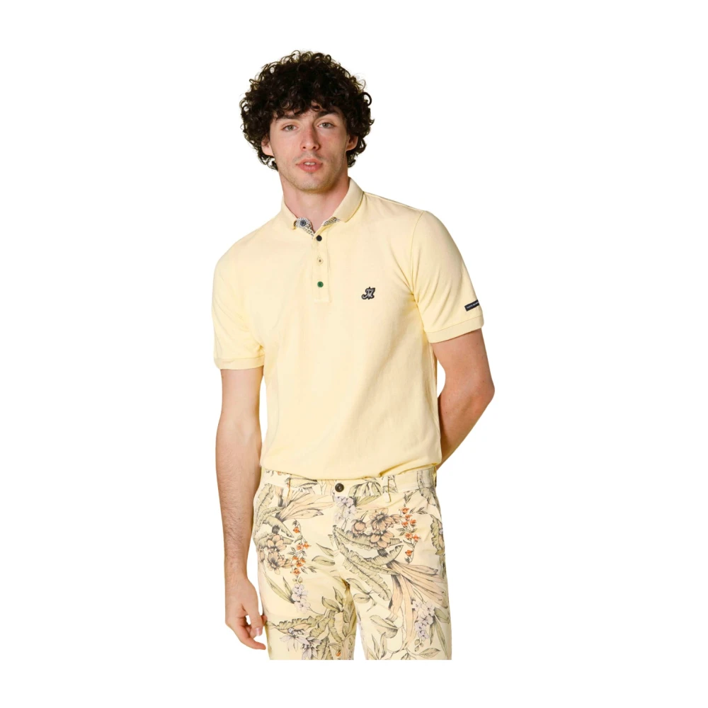 Mason's Polo Shirts Yellow Heren