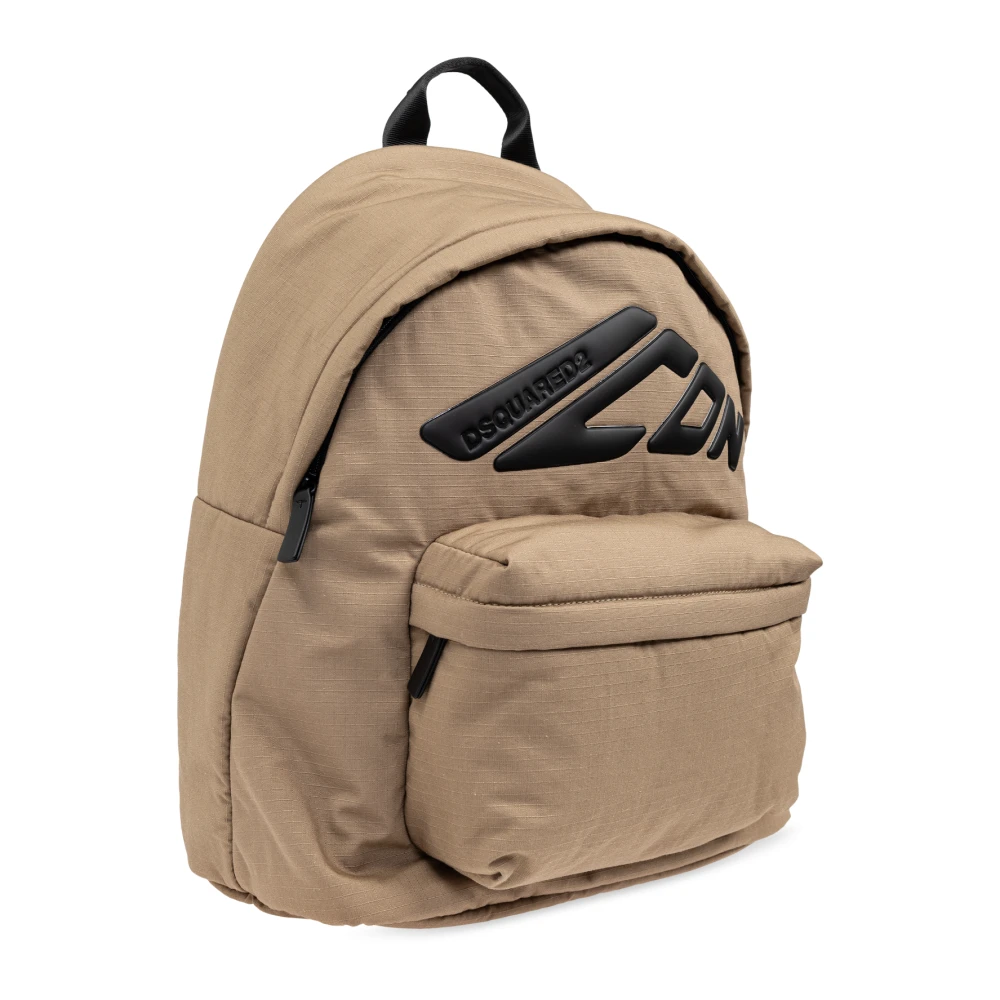 Dsquared2 Rugzak met logo Beige Heren