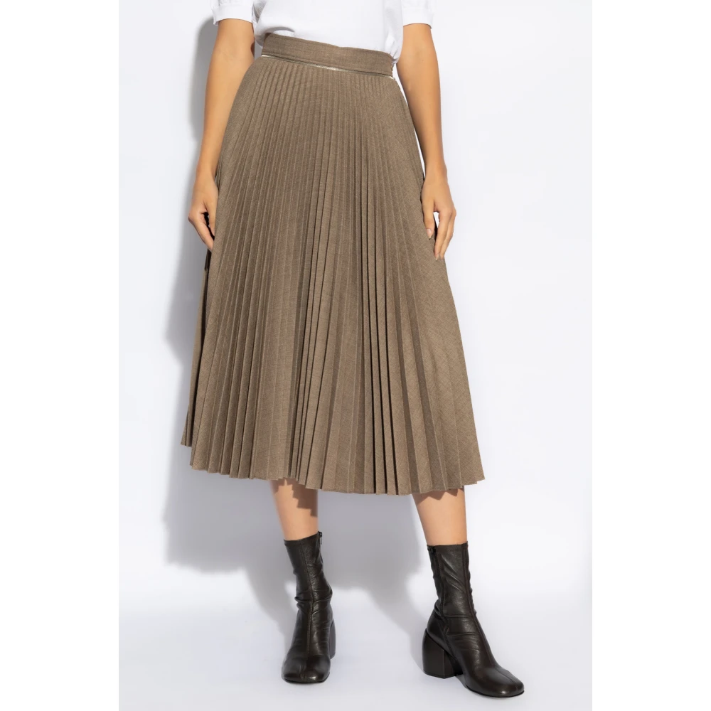 Burberry Geplooide rok Brown Dames