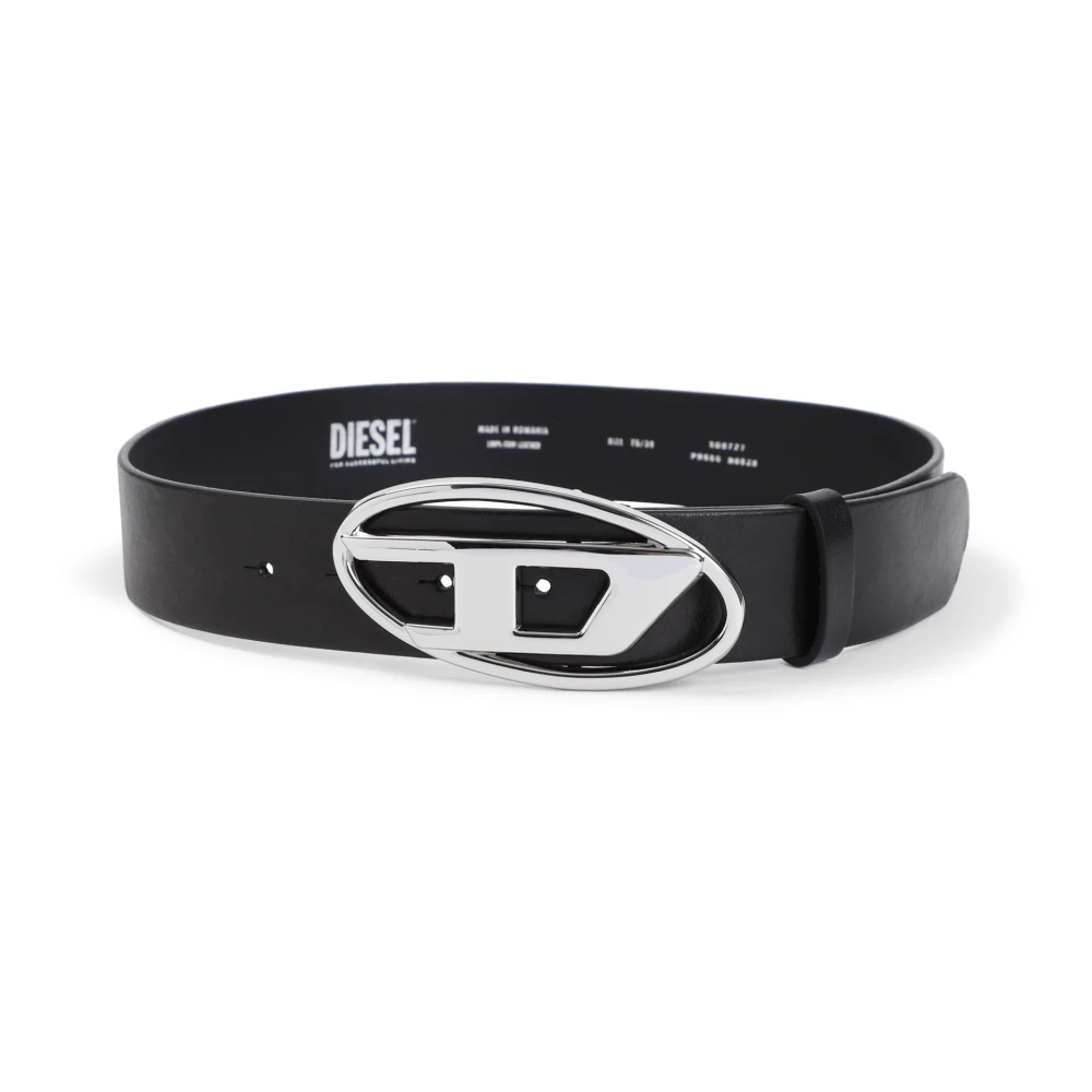 Diesel Zwart Accessoires Riem Klassieke Stijl Black Dames
