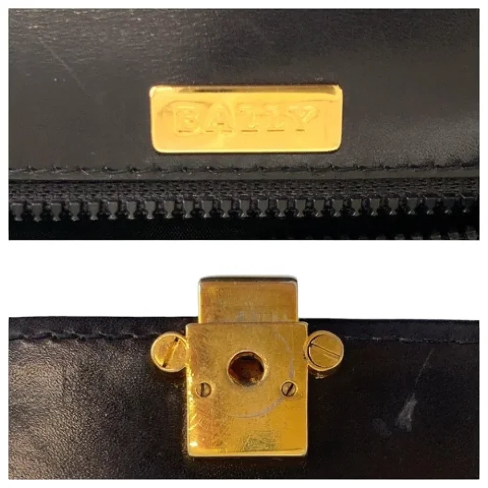 Bally Pre-owned Leather handbags Black Dames