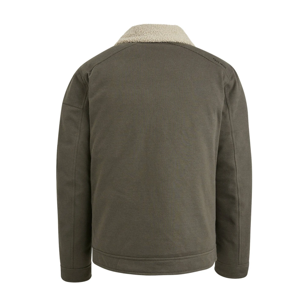 Cast Iron Studman Heavy Twill Kort Jack Green Heren