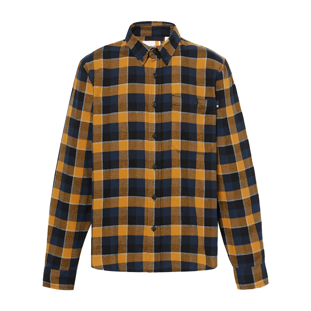 Timberland Donkerblauw geruite overhemd met SolucellAir-technologie Multicolor Heren