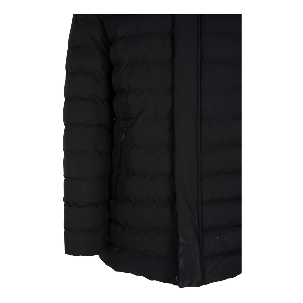 Geox Donsjack met capuchon Black Heren