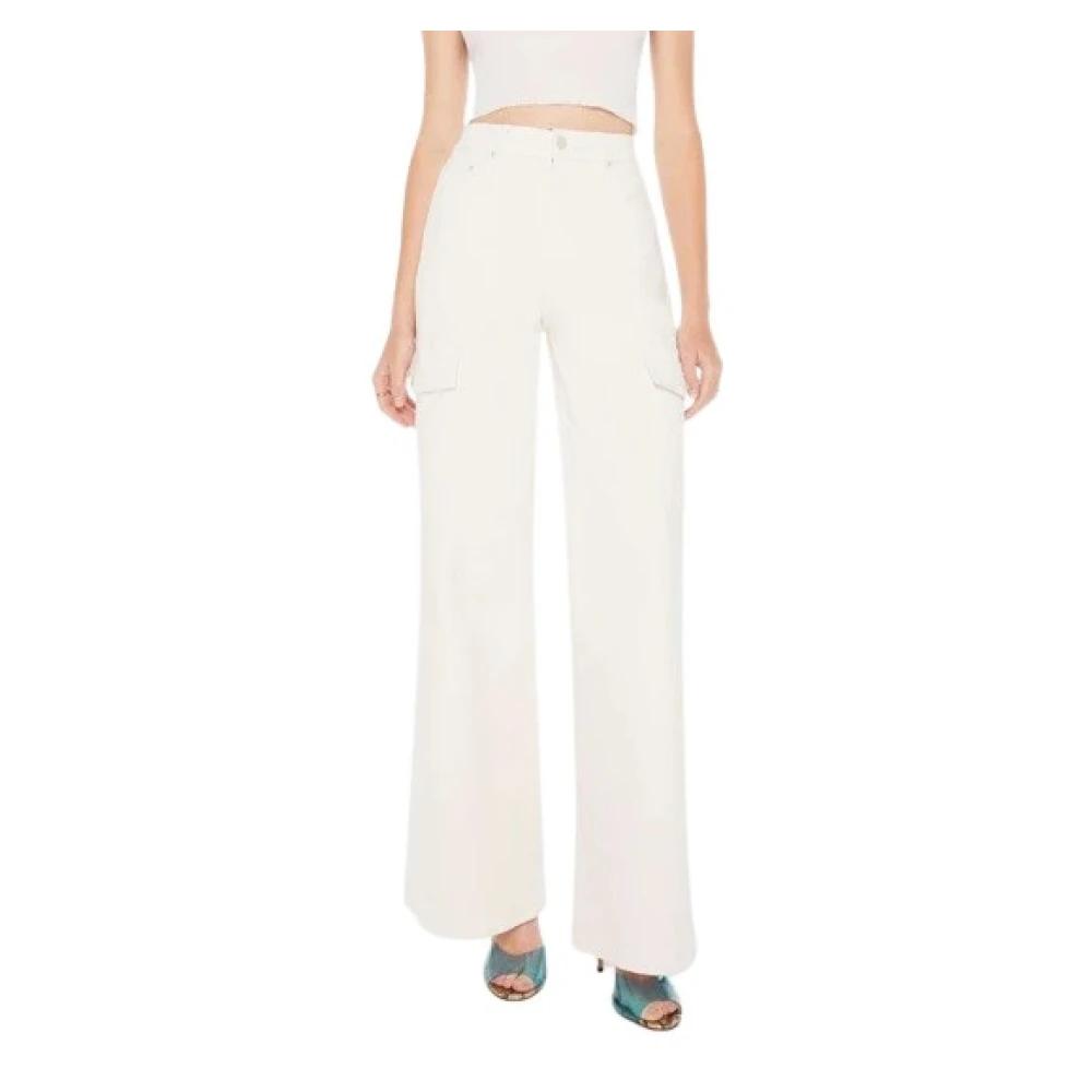 Mother Dames Denim Jeans Beige Dames